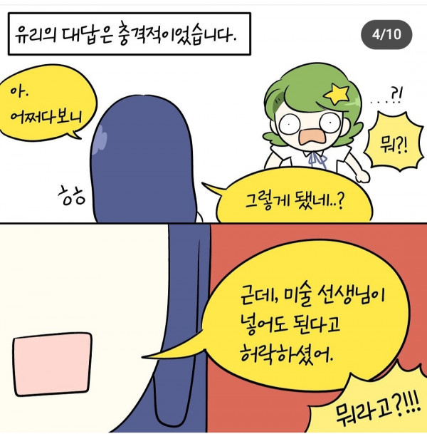 미술학원에서 다른 친구 그림 도둑질해서 대학지원한 여고생 1